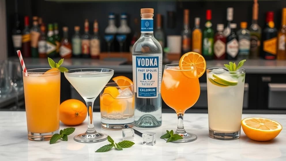 Enkla drinkar med vodka du gör själv