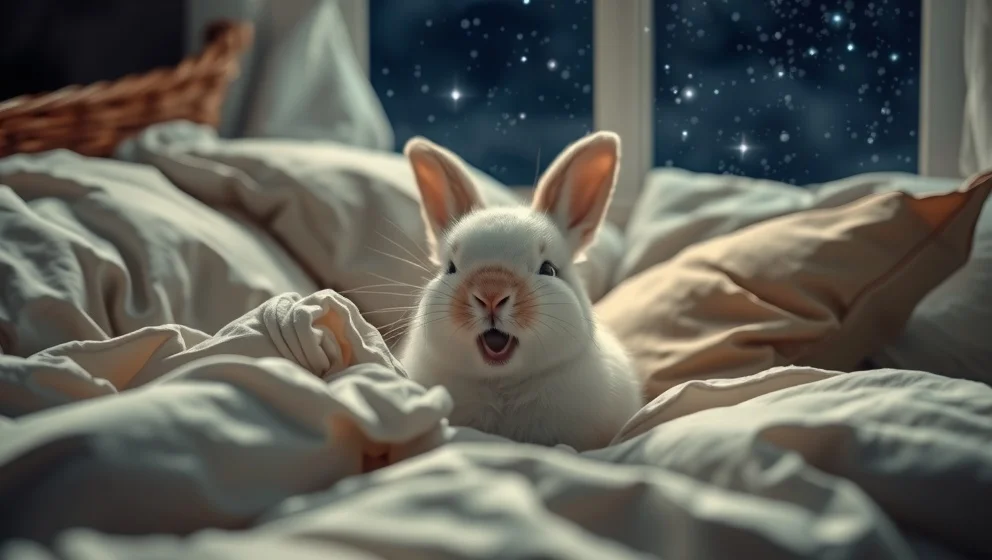 Kaninen som så gärna ville somna