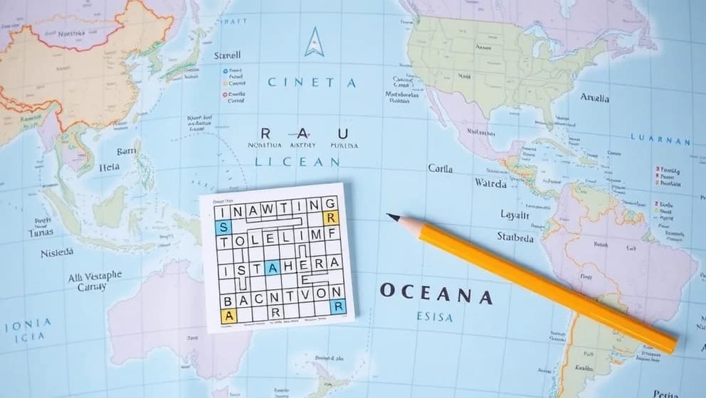 Land i oceanien korsord