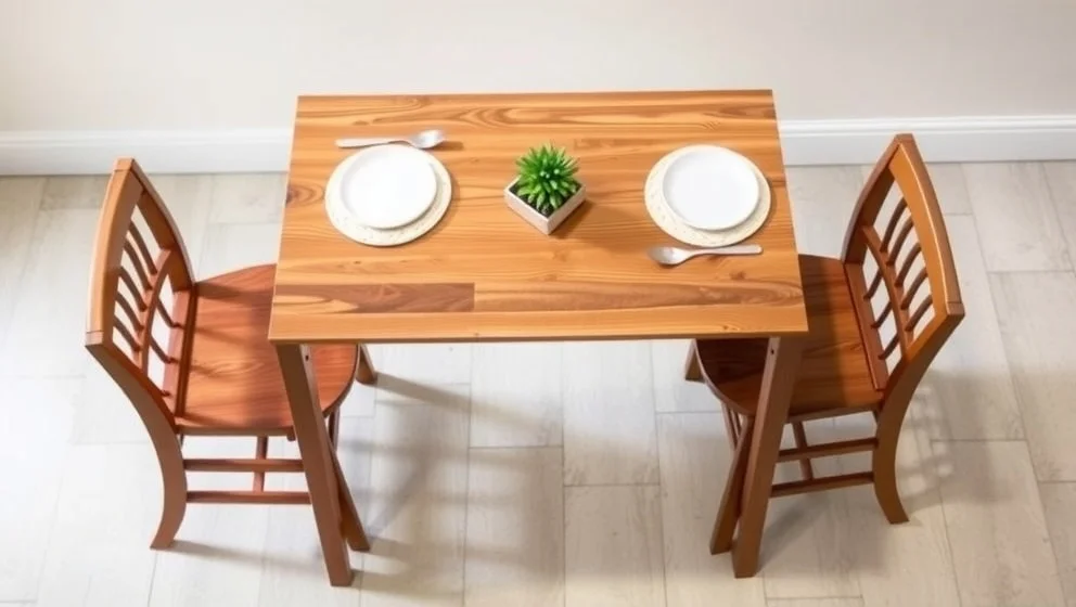 Litet matbord för två personer