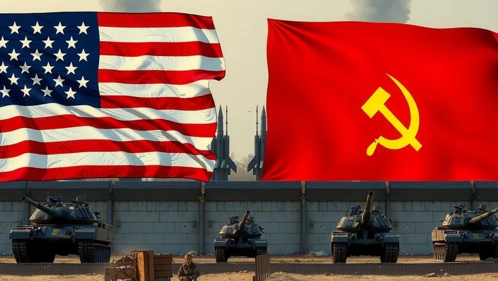 När var kalla kriget och vad hände då